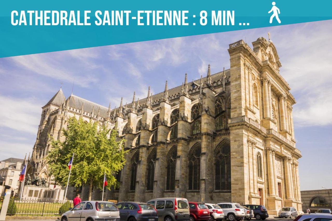 Cocon D'Hiver - Netflix & Wifi - Parking Gratuit - Check-In 24H24 - Kit Bebe Inclus - Emplacement Velos - Goodmarning Chalons en Champagne Bagian luar foto