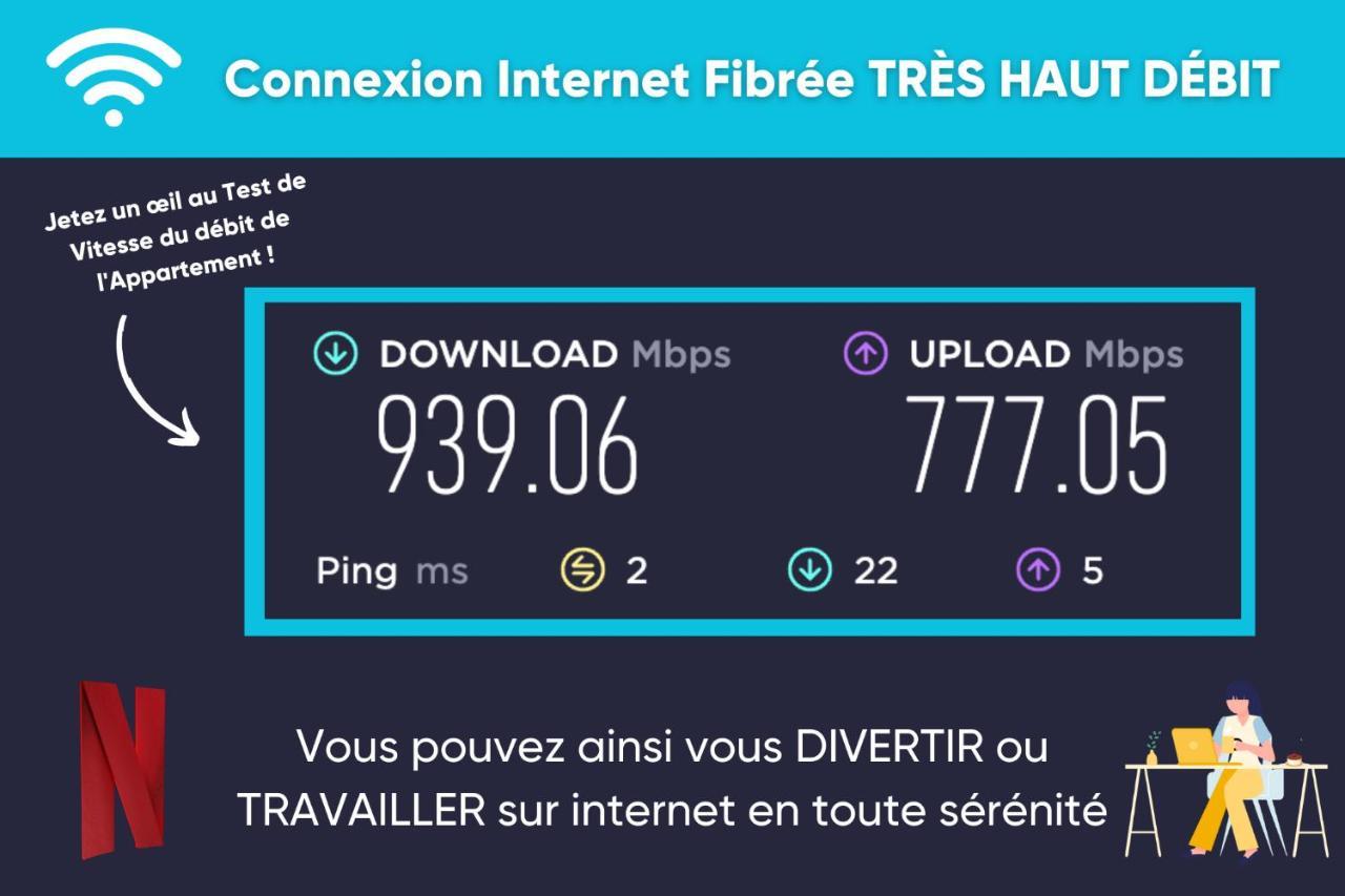 Cocon D'Hiver - Netflix & Wifi - Parking Gratuit - Check-In 24H24 - Kit Bebe Inclus - Emplacement Velos - Goodmarning Chalons en Champagne Bagian luar foto